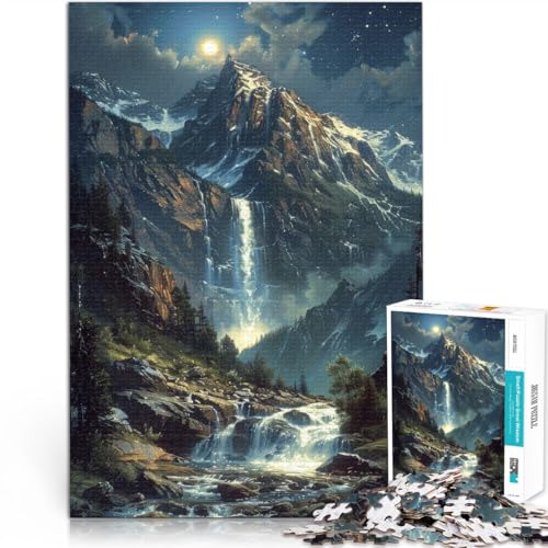 1000-teiliges Puzzle für Erwachsene “Berg bei Nacht” Aus Karton,für Kinder ab 14 Jahren Lernspiele, Heimdekorationsspiel. Wunschliste mit dem Weihnachtsmann。Größe:38x52cm/14.9x20.4Zoll 1000-teiliges Puzzle für Erwachsene “Berg bei Nacht” Aus Karton,für Kinder ab 14 Jahren Lernspiele, Heimdekorationsspiel. Wunschliste mit dem Weihnachtsmann。Größe:38x52cm/14.9x20.4Zoll von KGUHVFTK