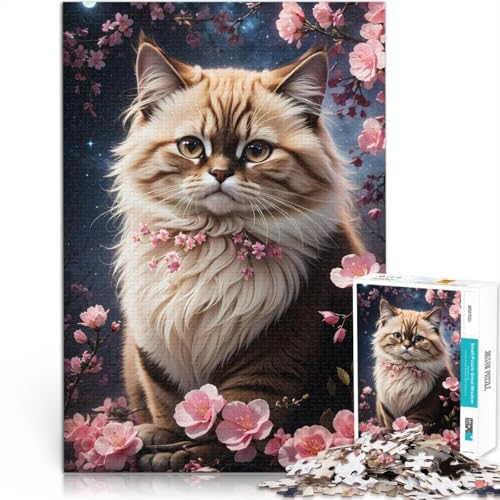 1000-teiliges Puzzle für Erwachsene “Eine neugierige Katze in Pink” Aus Karton,für und ab 14 Jahren Schwierig zu vervollständigen, Aber lustig und humorvoll Erwachsene 。 1000-teiliges Puzzle für Erwachsene “Eine neugierige Katze in Pink” Aus Karton,für und ab 14 Jahren Schwierig zu vervollständigen, Aber lustig und humorvoll Erwachsene 。 von KGUHVFTK