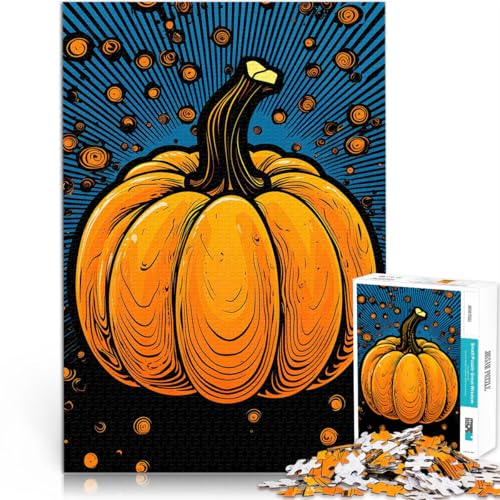 1000-teiliges Puzzle für Erwachsene “ Kürbiskunst” Aus Karton，ab 14 Jahren Spielzeug-Wanddekoration Spiele Spielzeug Geschenk。Größe：38x52cm/14.9x20.4Zoll von KGUHVFTK