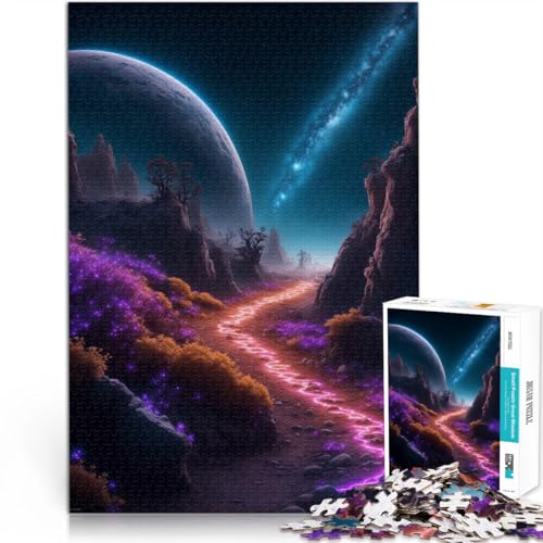 1000-teiliges Puzzle für Erwachsene “Neonspur im Weltraum” Aus Karton,ab 14 Jahren Anspruchsvolles Spiel und Familienspiel Schwierige Harte Geschenke für Frauen Männer。Größe:38x52cm/14.9x20.4Zoll 1000-teiliges Puzzle für Erwachsene “Neonspur im Weltraum” Aus Karton,ab 14 Jahren Anspruchsvolles Spiel und Familienspiel Schwierige Harte Geschenke für Frauen Männer。Größe:38x52cm/14.9x20.4Zoll von KGUHVFTK