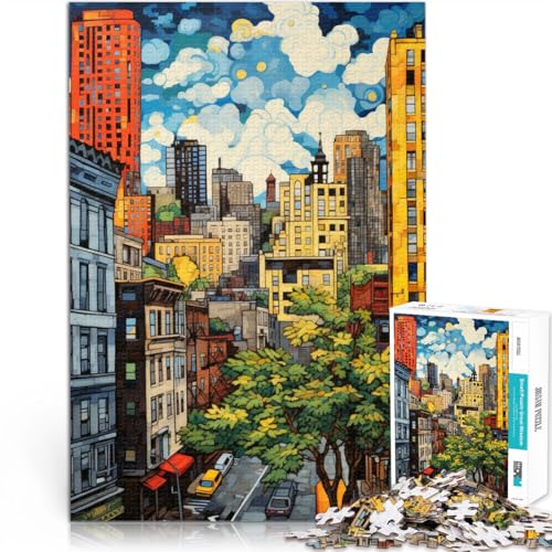 1000-teiliges Puzzle für Erwachsene “New York” Aus Karton,Geeignet für Kinder ab 14 Jahren Lernspielzeug zum Lernen Als Geschenk für die ganze Familie und Freunde。Größe:38x52cm/14.9x20.4Zoll 1000-teiliges Puzzle für Erwachsene “New York” Aus Karton,Geeignet für Kinder ab 14 Jahren Lernspielzeug zum Lernen Als Geschenk für die ganze Familie und Freunde。Größe:38x52cm/14.9x20.4Zoll von KGUHVFTK