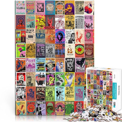 1000-teiliges Puzzle für Erwachsene “Psychedelisches buntes Retro-Spleißen” Aus Karton,ab 14 Jahren Anti-Stress-Lernspielzeug Wichtelgeschenke。Größe:38x52cm/14.9x20.4Zoll 1000-teiliges Puzzle für Erwachsene “Psychedelisches buntes Retro-Spleißen” Aus Karton,ab 14 Jahren Anti-Stress-Lernspielzeug Wichtelgeschenke。Größe:38x52cm/14.9x20.4Zoll von KGUHVFTK