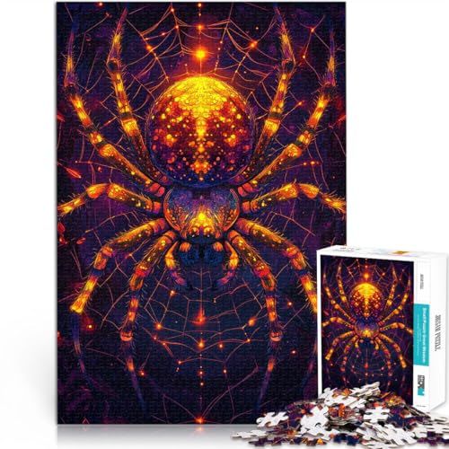 1000-teiliges Puzzle für Erwachsene “Spinne” Aus Karton,Geeignet für Kinder ab 14 Jahren Lernspiele Geburtstags- und einzigartige Geschenke。Größe:38x52cm/14.9x20.4Zoll 1000-teiliges Puzzle für Erwachsene “Spinne” Aus Karton,Geeignet für Kinder ab 14 Jahren Lernspiele Geburtstags- und einzigartige Geschenke。Größe:38x52cm/14.9x20.4Zoll von KGUHVFTK