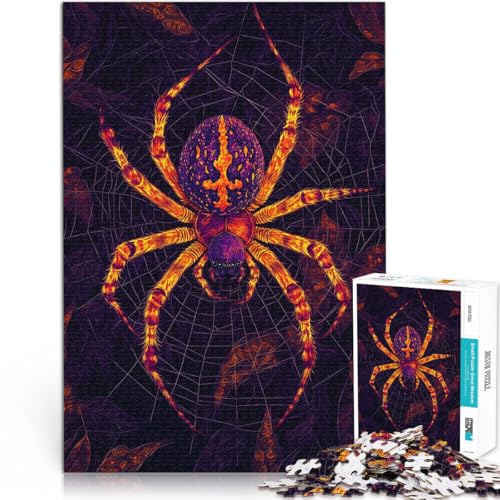 1000-teiliges Puzzle für Erwachsene “Spinne” Aus Karton,für und ab 14 Jahren pädagogische Herausforderung Schenkung von Kunstwerken。Größe:26x38cm/10.2x14.9Zoll 1000-teiliges Puzzle für Erwachsene “Spinne” Aus Karton,für und ab 14 Jahren pädagogische Herausforderung Schenkung von Kunstwerken。Größe:26x38cm/10.2x14.9Zoll von KGUHVFTK