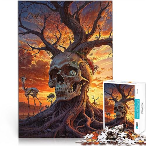 1000-teiliges Puzzle für Erwachsene “Surrealer Sonnenuntergang-Schädelbaum” Aus Karton,für Kinder ab 14 Jahren Spielzeug Lernspiele Antistress Lustige Aktivitäten zu Hause, Geburtstagsgeschenke。 1000-teiliges Puzzle für Erwachsene “Surrealer Sonnenuntergang-Schädelbaum” Aus Karton,für Kinder ab 14 Jahren Spielzeug Lernspiele Antistress Lustige Aktivitäten zu Hause, Geburtstagsgeschenke。 von KGUHVFTK