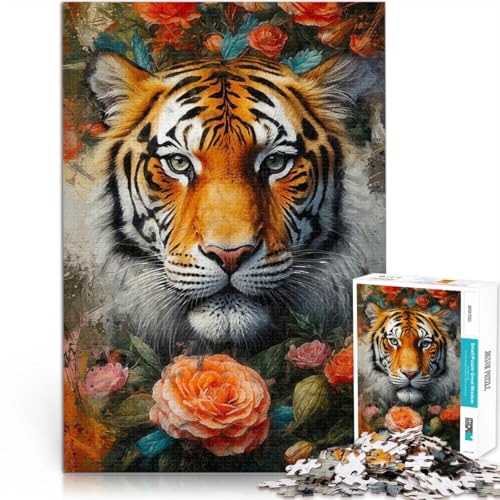1000-teiliges Puzzle für Erwachsene “Tiger in einem Rosengarten” Aus Karton,Geeignet für Kinder ab 14 Jahren Kunstwerk Wanddekoration Einzigartige Geschenke zum Geburtstag und zu Weihnachten。 1000-teiliges Puzzle für Erwachsene “Tiger in einem Rosengarten” Aus Karton,Geeignet für Kinder ab 14 Jahren Kunstwerk Wanddekoration Einzigartige Geschenke zum Geburtstag und zu Weihnachten。 von KGUHVFTK