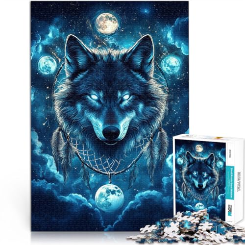 1000-teiliges Puzzle für Erwachsene und Jugendliche “Fantasy Star Wolf” Aus Karton,Geeignet für Kinder ab 14 Jahren Für Paare geeignet Familienspiele Weihnachten Geburtstagsgeschenke。Größe:38x52cm 1000-teiliges Puzzle für Erwachsene und Jugendliche “Fantasy Star Wolf” Aus Karton,Geeignet für Kinder ab 14 Jahren Für Paare geeignet Familienspiele Weihnachten Geburtstagsgeschenke。Größe:38x52cm von KGUHVFTK
