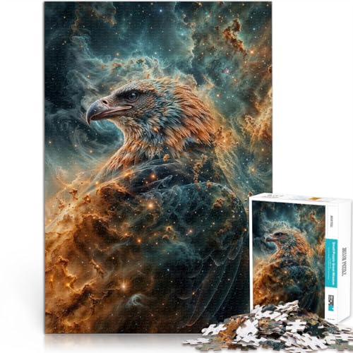 1000-teiliges Puzzle für Erwachsene und Jugendliche “Kosmischer Nebeladler” Aus Karton，ab 14 Jahren Lernspielzeug Geschenkideen。Größe：38x52cm/14.9x20.4Zoll von KGUHVFTK