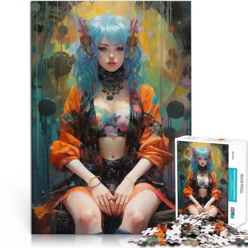 1000-teiliges Puzzle für Erwachsene und Jugendliche “Punk-Mädchen” Aus Karton,für Kinder ab 14 Jahren Spielzeug-Intellektuelles Spiel Geschenke zum 。 1000-teiliges Puzzle für Erwachsene und Jugendliche “Punk-Mädchen” Aus Karton,für Kinder ab 14 Jahren Spielzeug-Intellektuelles Spiel Geschenke zum 。 von KGUHVFTK