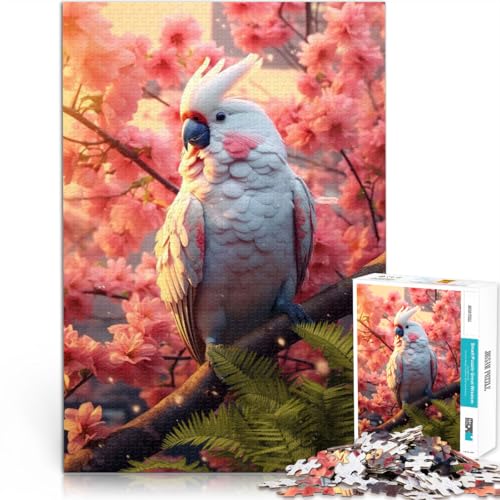 1000-teiliges Puzzle für Erwachsene und Jugendliche “weißer Kakadu” Aus Karton,Geeignet für Kinder ab 14 Jahren Präzisionsschneiden Wichtelgeschenke。Größe:38x52cm/14.9x20.4Zoll 1000-teiliges Puzzle für Erwachsene und Jugendliche “weißer Kakadu” Aus Karton,Geeignet für Kinder ab 14 Jahren Präzisionsschneiden Wichtelgeschenke。Größe:38x52cm/14.9x20.4Zoll von KGUHVFTK