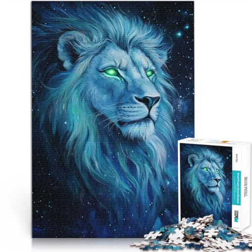 2000-Teile-Puzzle für Erwachsene “Neonlöwe” Aus Karton，ab 14 Jahren Familienspiel für und Spiele Spielzeug Geschenk。Größe：70x100cm/27.5x39.3Zoll von KGUHVFTK