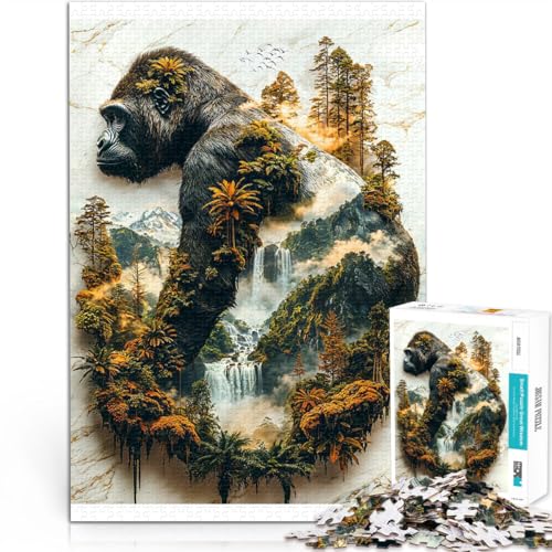 2000-teilige Puzzles für Erwachsene “Die grüne Herrschaft des Gorillas” Aus Karton,für und ab 14 Jahren Home Dekoration Spiel Spielzeug Geburtstagsgeschenke。Größe:70x100cm/27.5x39.3Zoll 2000-teilige Puzzles für Erwachsene “Die grüne Herrschaft des Gorillas” Aus Karton,für und ab 14 Jahren Home Dekoration Spiel Spielzeug Geburtstagsgeschenke。Größe:70x100cm/27.5x39.3Zoll von KGUHVFTK