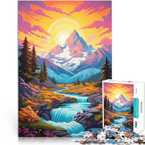 2000-teilige Puzzles für Erwachsene “ Sommerberge Kunst” Aus Karton，Geeignet für Kinder ab 14 Jahren Startseite Lernspiele DIY Spielzeug ganze Familie eignet。 von KGUHVFTK
