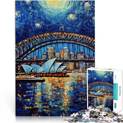 2000-teilige Puzzles für Erwachsene und Jugendliche “Nacht im Sydney Opera House” Aus Karton，ab 14 Jahren Dekomprimierendes intellektuelles Lernspielzeug Angeboten als Geschenk für die ganze Familie。 von KGUHVFTK