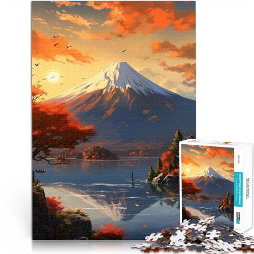 2000-teilige Puzzles für Erwachsene und Jugendliche “Vulkan Fuji” Aus Karton，Geeignet für Personen ab 14 Jahren Herausforderndes Spielzeug Erwachsene und Jugendliche。 von KGUHVFTK