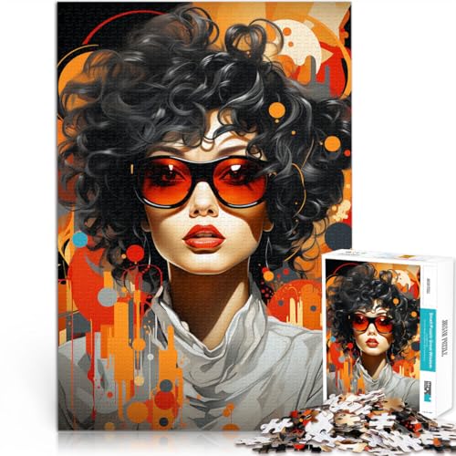 2000-teiliges Puzzle für Erwachsene “Kunstfrau” Aus Karton，für 14+ Lernspiele für Erwachsene und Jugendliche Angebot als Geschenk für die ganze Familie。Größe：70x100cm/27.5x39.3Zoll von KGUHVFTK