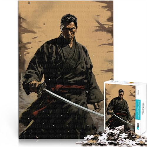2000-teiliges Puzzle für Erwachsene “ Samurai-Krieger-Kunstwerk” Aus Karton，Geeignet für Kinder ab 14 Jahren Lernspielzeug Spiele Spielzeug Geschenk。Größe：70x100cm/27.5x39.3Zoll von KGUHVFTK