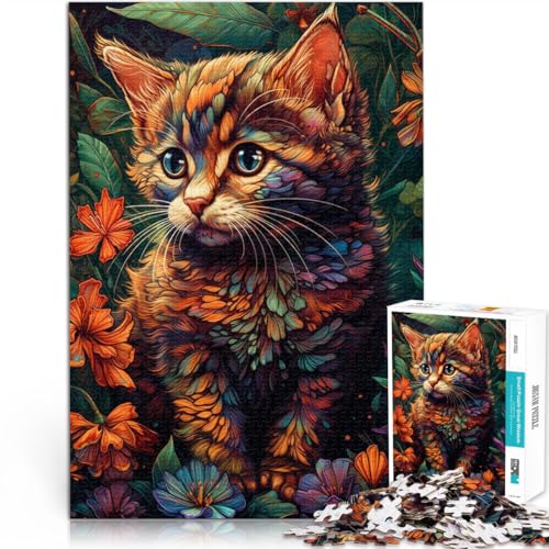 Puzzle 1000 Teile Erwachsene “Abstrakte Katze” Aus Karton,ab 14 Jahren Eltern-Kind-Interaktion Interessante Geschenke zur Stressreduzierung。Größe:38x52cm/14.9x20.4Zoll Puzzle 1000 Teile Erwachsene “Abstrakte Katze” Aus Karton,ab 14 Jahren Eltern-Kind-Interaktion Interessante Geschenke zur Stressreduzierung。Größe:38x52cm/14.9x20.4Zoll von KGUHVFTK