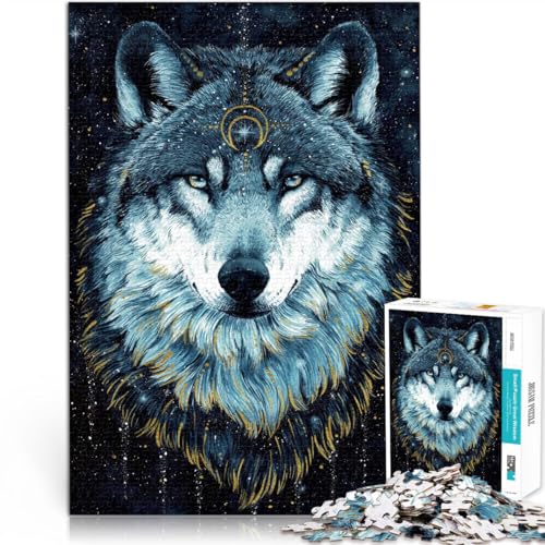 Puzzle 1000 Teile Erwachsene “Im Dunkeln Wolf” Aus Karton,ab 14 Jahren Lernspielzeug-Herausforderung Geschenke für Freunde und Familie。Größe:38x52cm/14.9x20.4Zoll Puzzle 1000 Teile Erwachsene “Im Dunkeln Wolf” Aus Karton,ab 14 Jahren Lernspielzeug-Herausforderung Geschenke für Freunde und Familie。Größe:38x52cm/14.9x20.4Zoll von KGUHVFTK