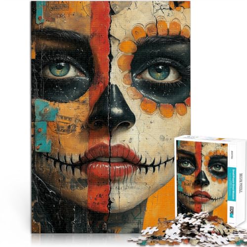 Puzzle 1000 Teile Erwachsene “Tag der Toten Frau” Aus Holz,Geeignet für Kinder ab 14 Jahren Anspruchsvolles Spiel und Familienspiel Geschenk zum Geburtstag。Größe:50x75cm/19.6x29.5Zoll Puzzle 1000 Teile Erwachsene “Tag der Toten Frau” Aus Holz,Geeignet für Kinder ab 14 Jahren Anspruchsvolles Spiel und Familienspiel Geschenk zum Geburtstag。Größe:50x75cm/19.6x29.5Zoll von KGUHVFTK