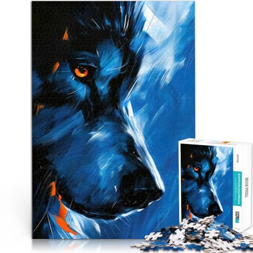 Puzzle 1000 Teile für Erwachsene “Auge des Wolfes” Aus Karton,ab 14 Jahren Kunstdekoration für Zuhause 。Größe:38x52cm/14.9x20.4Zoll Puzzle 1000 Teile für Erwachsene “Auge des Wolfes” Aus Karton,ab 14 Jahren Kunstdekoration für Zuhause 。Größe:38x52cm/14.9x20.4Zoll von KGUHVFTK