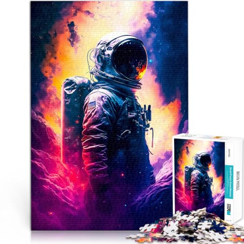 Puzzle 1000 Teile für Erwachsene “Bunter Astronaut” Aus Karton,ab 14 Jahren Wohndeko 。Größe:38x52cm/14.9x20.4Zoll Puzzle 1000 Teile für Erwachsene “Bunter Astronaut” Aus Karton,ab 14 Jahren Wohndeko 。Größe:38x52cm/14.9x20.4Zoll von KGUHVFTK
