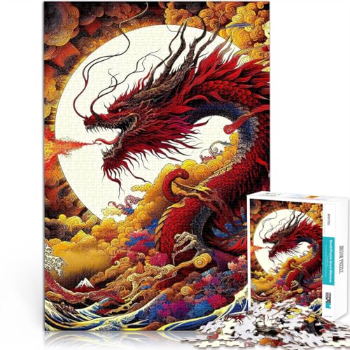 Puzzle 1000 Teile für Erwachsene “Drache auf dem Ozean” Aus Karton,für und ab 14 Jahren Für Familienspaß EIN Kunstwerk。Größe:38x52cm/14.9x20.4Zoll Puzzle 1000 Teile für Erwachsene “Drache auf dem Ozean” Aus Karton,für und ab 14 Jahren Für Familienspaß EIN Kunstwerk。Größe:38x52cm/14.9x20.4Zoll von KGUHVFTK