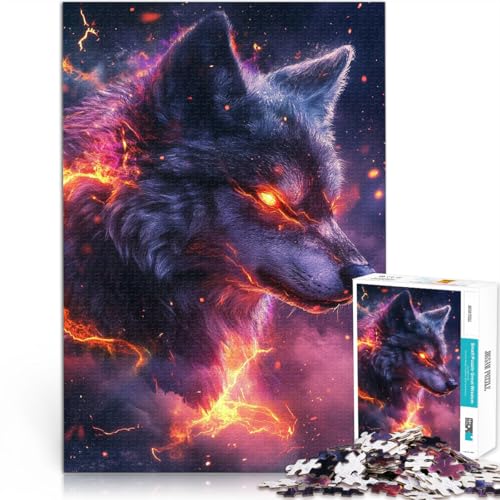 Puzzle 1000 Teile für Erwachsene “Flash Wolf” Aus Karton,für 14+ Lernspielzeug-Herausforderung Als Geschenk für die ganze Familie und Freunde。Größe:26x38cm/10.2x14.9Zoll Puzzle 1000 Teile für Erwachsene “Flash Wolf” Aus Karton,für 14+ Lernspielzeug-Herausforderung Als Geschenk für die ganze Familie und Freunde。Größe:26x38cm/10.2x14.9Zoll von KGUHVFTK