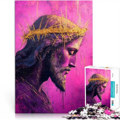 Puzzle 1000 Teile für Erwachsene “Goldene Dornen” Aus Holz，ab 14 Jahren Familienspiel für und Tolle Geschenke und Spielzeuge。Größe：50x75cm/19.6x29.5Zoll von KGUHVFTK