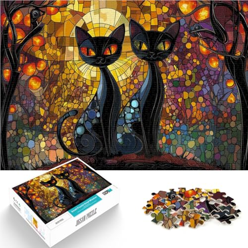 Puzzle 1000 Teile für Erwachsene “Katzen aus Buntglas” Aus Karton,für und ab 14 Jahren Lernspiele Weihnachtsspiel Geschenke。Größe:38x52cm/14.9x20.4Zoll Puzzle 1000 Teile für Erwachsene “Katzen aus Buntglas” Aus Karton,für und ab 14 Jahren Lernspiele Weihnachtsspiel Geschenke。Größe:38x52cm/14.9x20.4Zoll von KGUHVFTK