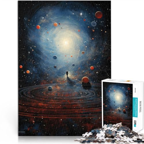 Puzzle 1000 Teile für Erwachsene “ Kosmos-Kunstwerk” Aus Karton,Geeignet für Kinder ab 14 Jahren Lernspiele Heimdekoration Angeboten als Geschenk für die ganze Familie。Größe:26x38cm/10.2x14.9Zoll Puzzle 1000 Teile für Erwachsene “ Kosmos-Kunstwerk” Aus Karton,Geeignet für Kinder ab 14 Jahren Lernspiele Heimdekoration Angeboten als Geschenk für die ganze Familie。Größe:26x38cm/10.2x14.9Zoll von KGUHVFTK