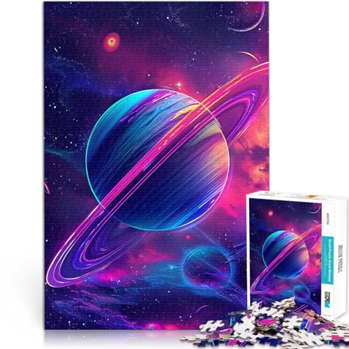 Puzzle 1000 Teile für Erwachsene “Lumino Saturn” Aus Karton,ab 14 Jahren lustige Spiele für Familien Weihnachts- und Geburtstagsgeschenke。Größe:26x38cm/10.2x14.9Zoll Puzzle 1000 Teile für Erwachsene “Lumino Saturn” Aus Karton,ab 14 Jahren lustige Spiele für Familien Weihnachts- und Geburtstagsgeschenke。Größe:26x38cm/10.2x14.9Zoll von KGUHVFTK