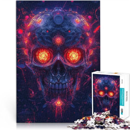 Puzzle 1000 Teile für Erwachsene “Magisches Skelett” Aus Karton，ab 14 Jahren Lernspielzeug zum Lernen Geburtstagsgeschenk。Größe：38x52cm/14.9x20.4Zoll von KGUHVFTK