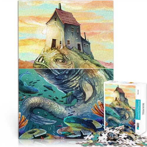 Puzzle 1000 Teile für Erwachsene “Monster unter der Insel” Aus Karton,für und ab 14 Jahren Wohnkunstdekor Familienspiele Weihnachten Geburtstagsgeschenke。Größe:26x38cm/10.2x14.9Zoll Puzzle 1000 Teile für Erwachsene “Monster unter der Insel” Aus Karton,für und ab 14 Jahren Wohnkunstdekor Familienspiele Weihnachten Geburtstagsgeschenke。Größe:26x38cm/10.2x14.9Zoll von KGUHVFTK