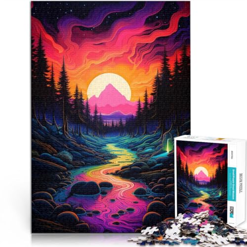 Puzzle 1000 Teile für Erwachsene “Neonwald” Aus Karton,Geeignet für Kinder ab 14 Jahren Für Familienspaß Lustige Aktivitäten zu Hause, Geburtstagsgeschenke, Reisegeschenke,。Größe:38x52cm Puzzle 1000 Teile für Erwachsene “Neonwald” Aus Karton,Geeignet für Kinder ab 14 Jahren Für Familienspaß Lustige Aktivitäten zu Hause, Geburtstagsgeschenke, Reisegeschenke,。Größe:38x52cm von KGUHVFTK