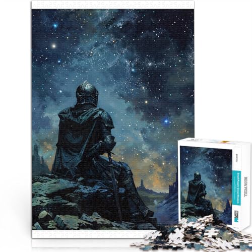 Puzzle 1000 Teile für Erwachsene “Ritter unter Sternenhimmel” Aus Karton,ab 14 Jahren Familienspiele Geschenk zum Geburtstag。Größe:38x52cm/14.9x20.4Zoll Puzzle 1000 Teile für Erwachsene “Ritter unter Sternenhimmel” Aus Karton,ab 14 Jahren Familienspiele Geschenk zum Geburtstag。Größe:38x52cm/14.9x20.4Zoll von KGUHVFTK