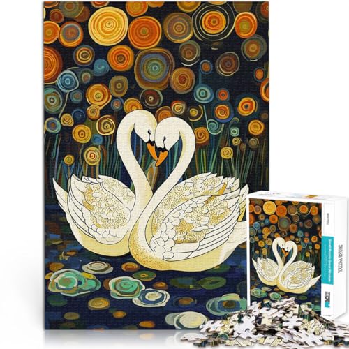 Puzzle 1000 Teile für Erwachsene “Schwanenliebe” Aus Karton,ab 14 Jahren für Lernspiel-Herausforderungsspielzeug Geschenke zum 。Größe:38x52cm/14.9x20.4Zoll Puzzle 1000 Teile für Erwachsene “Schwanenliebe” Aus Karton,ab 14 Jahren für Lernspiel-Herausforderungsspielzeug Geschenke zum 。Größe:38x52cm/14.9x20.4Zoll von KGUHVFTK