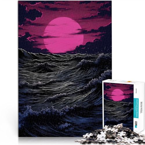 Puzzle 1000 Teile für Erwachsene “Seesturm” Aus Karton,ab 14 Jahren Lernspiele Heimdekoration Geschenkideen。Größe:38x52cm/14.9x20.4Zoll Puzzle 1000 Teile für Erwachsene “Seesturm” Aus Karton,ab 14 Jahren Lernspiele Heimdekoration Geschenkideen。Größe:38x52cm/14.9x20.4Zoll von KGUHVFTK