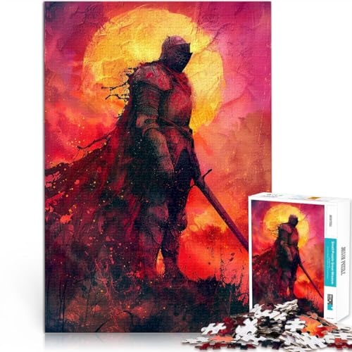Puzzle 1000 Teile für Erwachsene “Sonnenuntergangsritter” Aus Karton,ab 14 Jahren pädagogische Herausforderung Weihnachtsgeburtstagsgeschenk。Größe:38x52cm/14.9x20.4Zoll Puzzle 1000 Teile für Erwachsene “Sonnenuntergangsritter” Aus Karton,ab 14 Jahren pädagogische Herausforderung Weihnachtsgeburtstagsgeschenk。Größe:38x52cm/14.9x20.4Zoll von KGUHVFTK