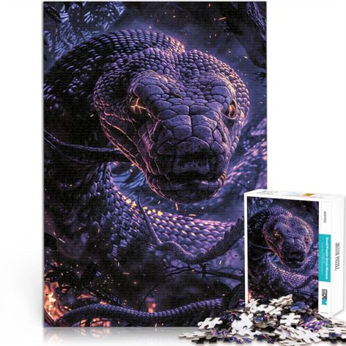 Puzzle 1000 Teile für Erwachsene “Verzauberte Schlangen leuchten” Aus Karton,ab 14 Jahren Lernspiele Heimdekoration Geschenkideen。Größe:38x52cm/14.9x20.4Zoll Puzzle 1000 Teile für Erwachsene “Verzauberte Schlangen leuchten” Aus Karton,ab 14 Jahren Lernspiele Heimdekoration Geschenkideen。Größe:38x52cm/14.9x20.4Zoll von KGUHVFTK