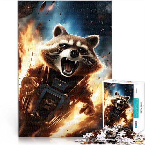 Puzzle 1000 Teile für Erwachsene “ Waschbärkunst” Aus Karton,für Kinder ab 14 Jahren Denksportaufgabe-Spiel Geschenkideen。Größe:38x52cm/14.9x20.4Zoll Puzzle 1000 Teile für Erwachsene “ Waschbärkunst” Aus Karton,für Kinder ab 14 Jahren Denksportaufgabe-Spiel Geschenkideen。Größe:38x52cm/14.9x20.4Zoll von KGUHVFTK