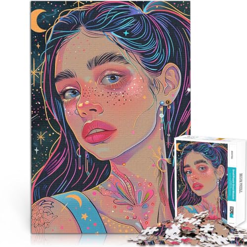 Puzzle 1000 Teile für Erwachsene “Weltraum-Galaxie-Frau” Aus Karton,ab 14 Jahren Kunstwerk Weihnachtsspiel Geschenke für Frauen。Größe:38x52cm/14.9x20.4Zoll Puzzle 1000 Teile für Erwachsene “Weltraum-Galaxie-Frau” Aus Karton,ab 14 Jahren Kunstwerk Weihnachtsspiel Geschenke für Frauen。Größe:38x52cm/14.9x20.4Zoll von KGUHVFTK