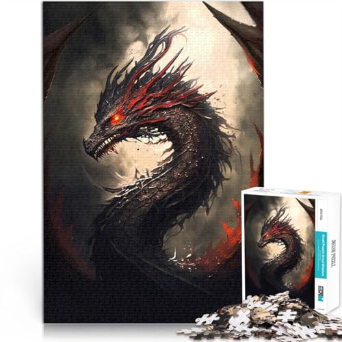 Puzzle 1000 Teile für Erwachsene und Jugendliche “Drachenporträt” Aus Karton,Geeignet für Kinder ab 14 Jahren Urlaub zu Hause: Zeit totschlagen Lustiges Geschenk。Größe:38x52cm/14.9x20.4Zoll Puzzle 1000 Teile für Erwachsene und Jugendliche “Drachenporträt” Aus Karton,Geeignet für Kinder ab 14 Jahren Urlaub zu Hause: Zeit totschlagen Lustiges Geschenk。Größe:38x52cm/14.9x20.4Zoll von KGUHVFTK