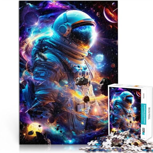Puzzle 1000 Teile für Erwachsene und Jugendliche “Kosmischer Raumfahrer” Aus Karton,für 14+ Zusammenbau des Modells Geburtstagsgeschenk。Größe:38x52cm/14.9x20.4Zoll Puzzle 1000 Teile für Erwachsene und Jugendliche “Kosmischer Raumfahrer” Aus Karton,für 14+ Zusammenbau des Modells Geburtstagsgeschenk。Größe:38x52cm/14.9x20.4Zoll von KGUHVFTK