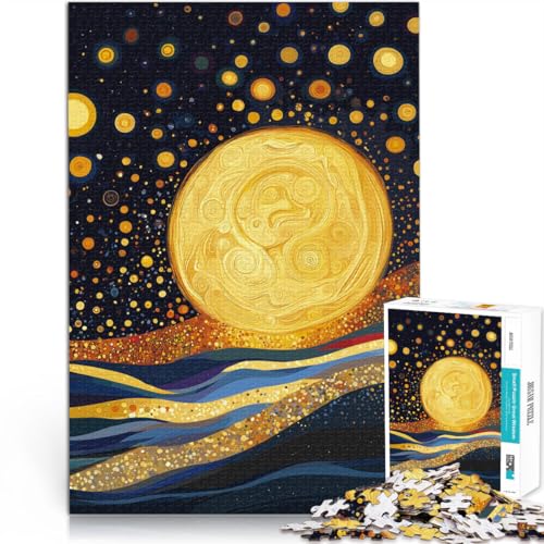 Puzzle 2000 Teile für Erwachsene “Goldener Mond Nachthimmel” Aus Karton,Geeignet für Kinder ab 14 Jahren pädagogische Herausforderung Weihnachtsgeburtstagsgeschenk。Größe:70x100cm/27.5x39.3Zoll Puzzle 2000 Teile für Erwachsene “Goldener Mond Nachthimmel” Aus Karton,Geeignet für Kinder ab 14 Jahren pädagogische Herausforderung Weihnachtsgeburtstagsgeschenk。Größe:70x100cm/27.5x39.3Zoll von KGUHVFTK