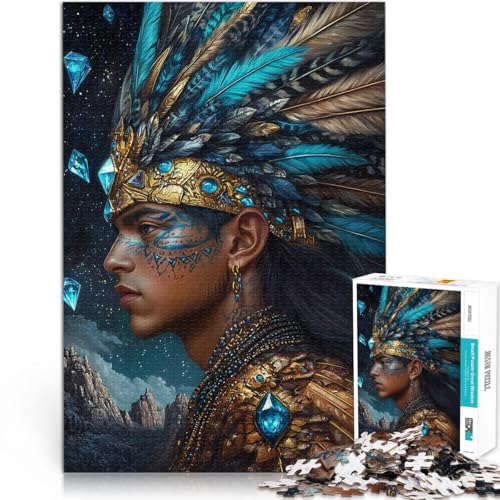 Puzzle 2000 Teile für Erwachsene “Indischer Prinz” Aus Karton，für und ab 14 Jahren für die Heimdekoration Geschenke zum 。Größe：70x100cm/27.5x39.3Zoll von KGUHVFTK