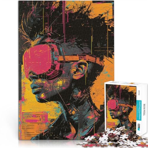 Puzzle 2000 Teile für Erwachsene “Internet-Roboter” Aus Karton，für und ab 14 Jahren Puzzle für Lernspiel zum Geburtstag und Weihnachten。Größe：70x100cm/27.5x39.3Zoll von KGUHVFTK
