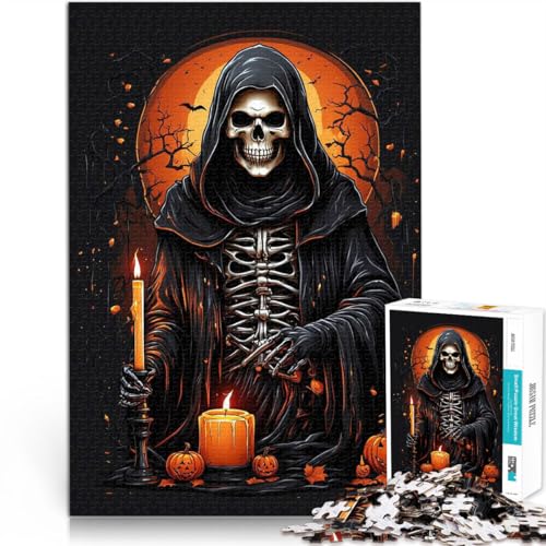 Puzzle 2000 Teile für Erwachsene “Sensenmann” Aus Karton，für und ab 14 Jahren Herausforderungsspielzeug Geburtstags- und einzigartige Geschenke。Größe：70x100cm/27.5x39.3Zoll von KGUHVFTK