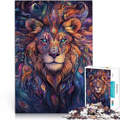 Puzzle 2000 Teile für Erwachsene und Jugendliche “Heiliger Löwe” Aus Karton，für 14+ Wohndeko Geschenk - Herausforderndes Spiel。Größe：70x100cm/27.5x39.3Zoll von KGUHVFTK