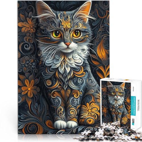 Puzzle für Erwachsene, 1000 Teile “ÄSTHETISCHE KATZENKUNST” Aus Karton,ab 14 Jahren Unmögliches Spiel Geeignet 。Größe:38x52cm/14.9x20.4Zoll Puzzle für Erwachsene, 1000 Teile “ÄSTHETISCHE KATZENKUNST” Aus Karton,ab 14 Jahren Unmögliches Spiel Geeignet 。Größe:38x52cm/14.9x20.4Zoll von KGUHVFTK